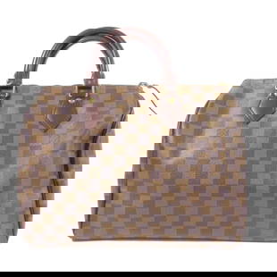 Louis Vuitton Speedy 30 Handbag N41531 Damier Ebene Brown GHW: Louis Vuitton Speedy 30 Handbag N41531 Damier Ebene Brown GHW This Louis Vuitton Speedy 30 Handbag showcases a classic Damier Ebene pattern in rich brown. Crafted from durable PVC coated canvas, this