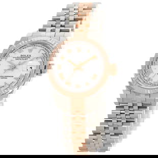 Rolex Datejust 179171 Women's Watch in Stainless Steel and 18K Everose Gold: Rolex Datejust 179171 Women's Watch in Stainless Steel and 18K Everose Gold This exquisite Rolex Datejust watch is designed specifically for women, featuring a stunning combination of stainless steel
