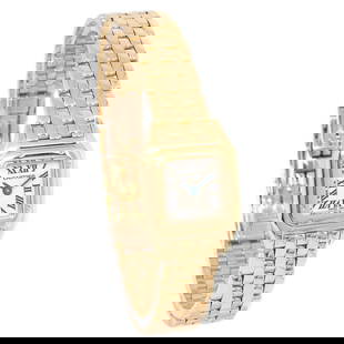 Cartier Mini Panthere Ref W25034B9 18K Yellow Gold Quartz Watch: Cartier Mini Panthere Ref W25034B9 18K Yellow Gold Quartz Watch This exquisite Cartier Mini Panthere Quartz Watch (Ref. W25034B9) showcases a classic luxury design that is perfect for any occasion. Th