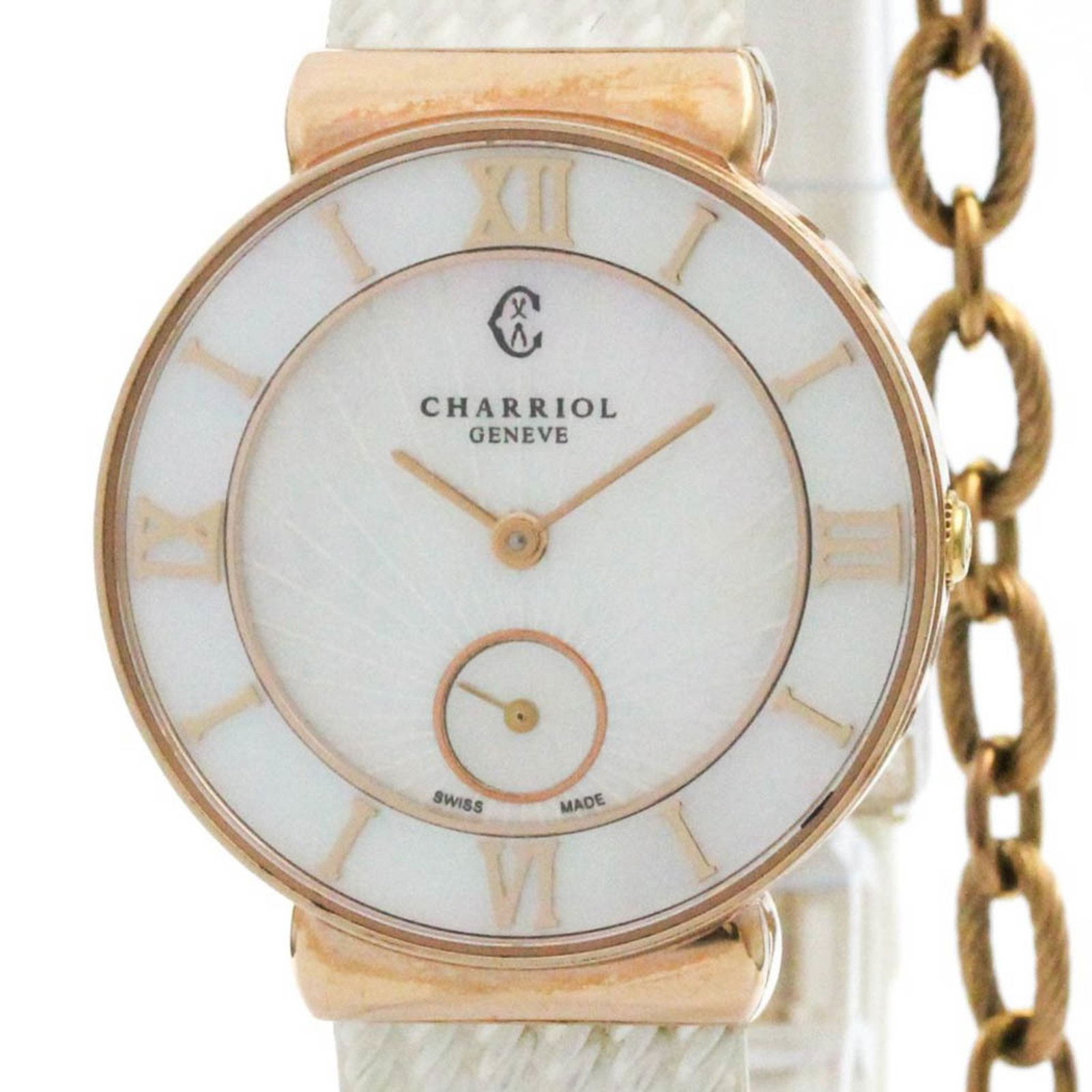 Philippe Charriol Saint Tropez ST30.1 Women's Quartz Stainless Steel Watch 30mm: Philippe Charriol Saint Tropez ST30.1 Women's Quartz Stainless Steel Watch 30mm Introducing the Philippe Charriol Saint Tropez Quartz Wristwatch, a stunning accessory designed for women. This elegant