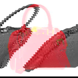 Louis Vuitton Speedy Bandouliere 20 Monogram Empreinte Red Shoulder Bag M42395: Louis Vuitton Speedy Bandouliere 20 Monogram Empreinte Red Shoulder Bag M42395 Elevate your style with the Louis Vuitton Speedy Bandouliere 20 Monogram Empreinte Shoulder Bag. Crafted from luxurious M