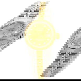 Rolex Datejust 69173G Diamond Watch 26mm Stainless Steel Yellow Gold: Rolex Datejust 69173G Diamond Watch 26mm Stainless Steel Yellow Gold This exquisite Rolex 69173G Datejust wristwatch is designed specifically for women, blending elegance with functionality. The case