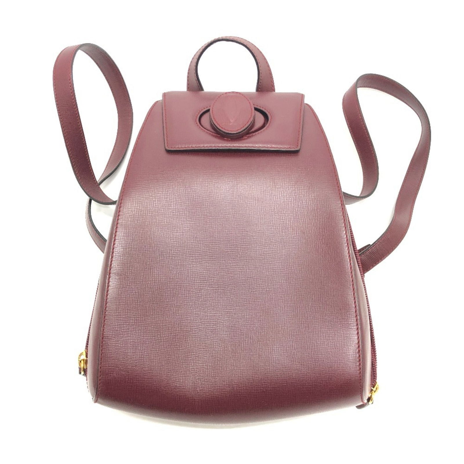 Cartier Must Line Leather Backpack Handbag Women Wine Red 27cm: Cartier Must Line Leather Backpack Handbag Women Wine Red 27cm This exquisite CARTIER Must Line Backpack Handbag is crafted from premium leather in a sophisticated wine red color, ideal for women who