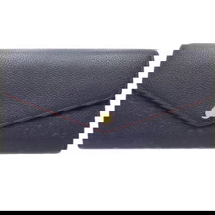 Louis Vuitton Sarah M62125 Long Wallet Monogram Empreinte Marine Rouge 10cm x 19cm: Louis Vuitton Sarah M62125 Long Wallet Monogram Empreinte Marine Rouge 10cm x 19cm This Louis Vuitton Portefeuille Sarah M62125 is a stylish long wallet designed for women, crafted from luxurious leat