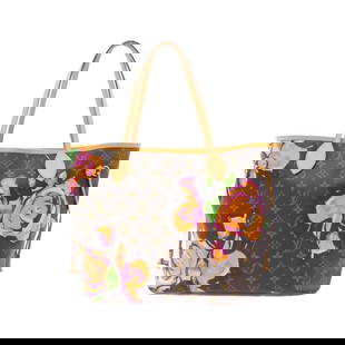 Louis Vuitton Monogram Rose Neverfull MM M48613 Tote Bag: Louis Vuitton Monogram Rose Neverfull MM M48613 Tote Bag Elevate your style with the Louis Vuitton Monogram Rose Neverfull MM M48613 Tote Bag. This iconic tote features a beautiful Monogram Rose patte