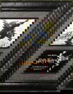 Daniel Radcliffe Signed Harry Potter 8x10 Photo Custom Framed Beckett COA: Daniel Radcliffe Signed Harry Potter 8x10 Photo Custom Framed Beckett COA This stunning 8" x 10" photograph of Daniel Radcliffe, famously known for his role in Harry Potter, is a must-have for any fan