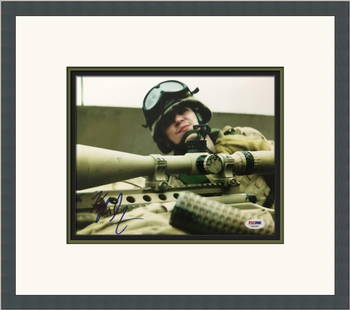 Kyle Gallner Signed 8x10 Photo Custom Framed COA American Sniper: Kyle Gallner Signed 8x10 Photo Custom Framed COA American Sniper This is an 8x10 photograph of Kyle Gallner from the movie 'American Sniper,' signed by the actor himself. The photo is custom framed to