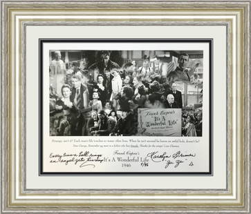 Karolyn Grimes Autographed 16 x 20 Photo It's A Wonderful Life Custom Framed: Karolyn Grimes Autographed 16 x 20 Photo It's A Wonderful Life Custom Framed Capture a piece of cinematic history with this autographed photograph from the classic film "It's A Wonderful Life," featur