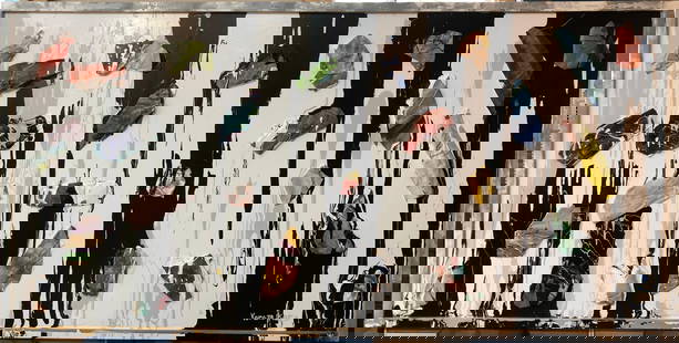 Yoram Katz Gifts from Heaven 2019 Abstract Mixed Media Artwork 48 x 96 in: Yoram Katz Gifts from Heaven 2019 Abstract Mixed Media Artwork 48 x 96 in "Gifts from Heaven" is a stunning abstract mixed media painting created by Yoram Katz in 2019. This impressive artwork feature