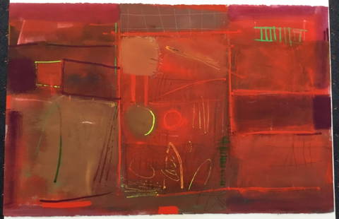 Schery Markee Sullivan Three Floors Up Original Signed Abstract Art: Schery Markee Sullivan Three Floors Up Original Signed Abstract Art Discover the captivating artwork titled "Three Floors Up" by artist Schery Markee Sullivan. This original mixed media piece showcase