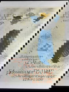 Henri de Toulouse-Lautrec Elles Lithograph 1995 Medium Art Print 29 x 21: Henri de Toulouse-Lautrec Elles Lithograph 1995 Medium Art Print 29 x 21 This stunning lithograph, titled "Elles," by renowned artist Henri de Toulouse-Lautrec is a striking representation of contempo