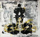 Tetiana Kalivoshko Non-Binary Abstract Painting 57 x 54 Canvas Acrylic 2022