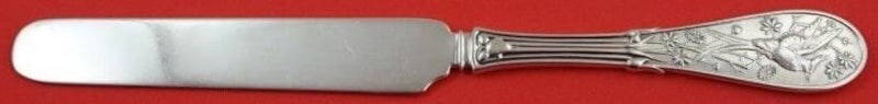 Tiffany & Co Japanese Sterling Silver Tea Knife 8" Multi-Motif 1850-1899: Tiffany & Co Japanese Sterling Silver Tea Knife 8" Multi-Motif 1850-1899 Elegant and exquisite, this sterling silver tea knife from Tiffany & Co. showcases the timeless beauty of the Japanese pattern,