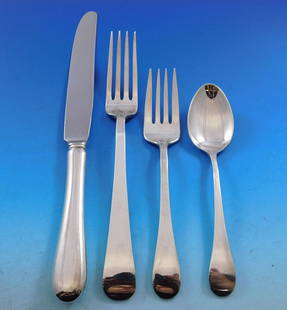 Alvin Tuttle Hannah Hull Sterling Silver 4-Piece Place Setting: Alvin Tuttle Hannah Hull Sterling Silver 4-Piece Place Setting Enhance your dining experience with this exquisite 4-piece dinner size place setting in the elegant Hannah Hull pattern by Tuttle. Crafte