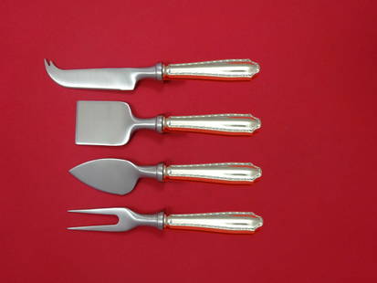 Tiffany & Co. Marquise Sterling Silver 4-Piece Cheese Serving Set: Tiffany & Co. Marquise Sterling Silver 4-Piece Cheese Serving Set Elevate your entertaining with this exquisite Marquise by Tiffany & Co. Sterling Silver Cheese Serving Set. Crafted in the elegant Mar