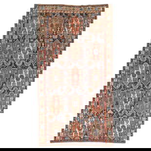 Zabihi Collection Large Antique Kazak Tribal Rug Wool 62 x 112: Zabihi Collection Large Antique Kazak Tribal Rug Wool 62 x 112 Discover the beauty of the Zabihi Collection Large Antique Caucasian Tribal Rug, a stunning piece that showcases the rich heritage of the