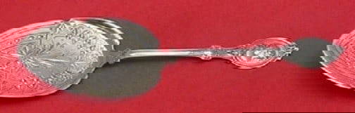 Hotchkiss & Schreuder Medallion Sterling Silver Pie Server 9 3/4 Inch Brite-Cut: Hotchkiss & Schreuder Medallion Sterling Silver Pie Server 9 3/4 Inch Brite-Cut This exquisite pie server from the Medallion pattern, crafted by Hotchkiss & Schreuder, showcases a stunning brite-cut d