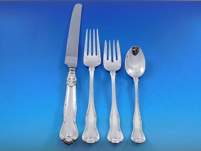Tiffany & Co. Provence Sterling Silver 4-Piece Dinner Setting: Tiffany & Co. Provence Sterling Silver 4-Piece Dinner Setting Enhance your dining experience with this exquisite 4-piece dinner size place setting from the renowned Tiffany & Co., featuring the elegan