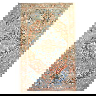 Antique Persian Tabriz Rug 10'7 x 21'6 Wool Hand-Woven Bauhaus Style: Antique Persian Tabriz Rug 10'7 x 21'6 Wool Hand-Woven Bauhaus Style Experience the elegance of this oversized Antique Persian Tabriz rug, crafted in Iran during the early 20th century. This exquisite
