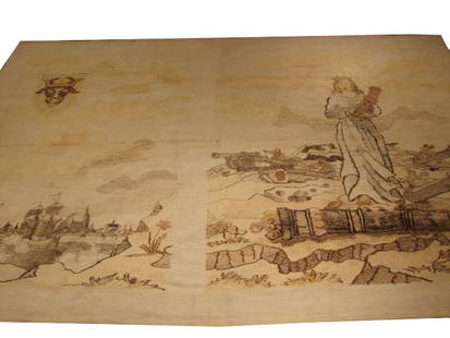Handcrafted 6' x 8' 7" Ivory Persian Sumak Area Rug from Iran: Handcrafted 6' x 8' 7" Ivory Persian Sumak Area Rug from Iran Elevate your home decor with this exquisite 6' x 8' 7" Ivory Persian Sumak Rug, handcrafted by skilled Persian artisans. Featuring traditi