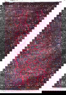 Antique Persian Sarouk Carpet 11' x 20.6' 1930s Grandma Rug: Antique Persian Sarouk Carpet 11' x 20.6' 1930s Grandma Rug Experience the captivating elegance of this antique Persian Sarouk carpet, a cherished relic from the 1930s, often referred to as the Grandm