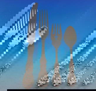 Reed and Barton Francis I Sterling Silver 4pc Dinner Place Setting: Reed and Barton Francis I Sterling Silver 4pc Dinner Place Setting This exquisite 4-piece dinner size place setting from the Francis I pattern by Reed and Barton features a classic design crafted from