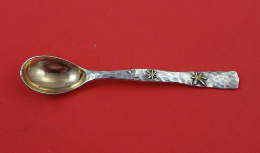 Tiffany & Co. Sterling Silver Demitasse Spoon 4 3/4" Lap Over Edge Mixed Metals: Tiffany & Co. Sterling Silver Demitasse Spoon 4 3/4" Lap Over Edge Mixed Metals This exquisite Tiffany & Co. Sterling Silver demitasse spoon features a stunning Lap Over Edge Mixed Metals pattern, dat