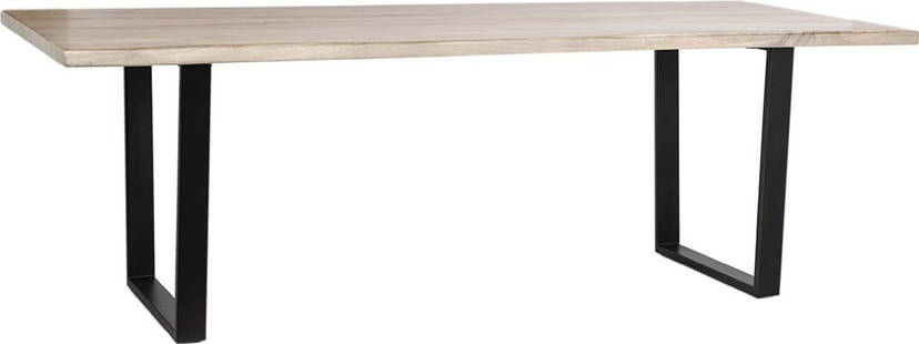 Rustic Pedestal Dining Table 90 x 39 with Mango Wood Top and Iron Base: Rustic Pedestal Dining Table 90 x 39 with Mango Wood Top and Iron Base Introducing a stunning Rustic Mango Wood Dining Table with an Iron Base, perfect for adding a touch of elegance to your dining sp