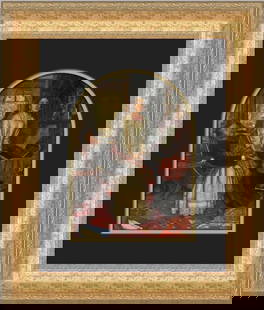 William H Hunt The Awakening Conscience Custom Framed Art Print 18 x 16: William H Hunt The Awakening Conscience Custom Framed Art Print 18 x 16 This exquisite custom framed print features William H. Hunt's renowned work, "The Awakening Conscience." Measuring 18 in. by 16