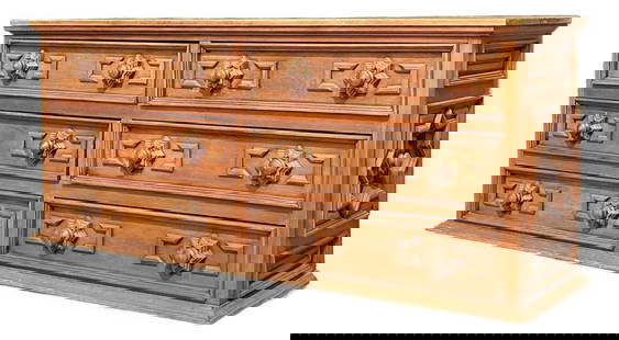 Vintage Boho 6 Drawer Dresser with Carved Star Motifs: Vintage Boho 6 Drawer Dresser with Carved Star Motifs Transform your space with this vintage Boho-inspired six-drawer dresser, showcasing intricate carved star motifs that embody a bold character and