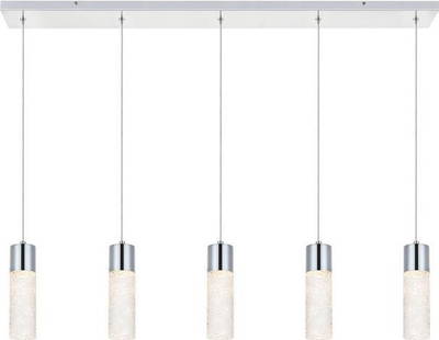 Elegant Lighting Constellation Chrome LED Pendant Light 5 Bulbs Adjustable Height: Elegant Lighting Constellation Chrome LED Pendant Light 5 Bulbs Adjustable Height Illuminate your space with this stylish Chrome LED Pendant Light from the Constellation collection. This elegant fixtu