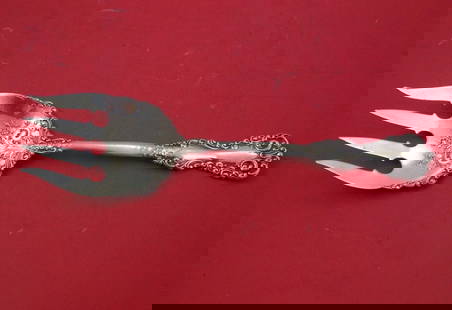 International Revere Sterling Silver 4-Tine Serving Fork 8 5/8": International Revere Sterling Silver 4-Tine Serving Fork 8 5/8" This exquisite Revere by International sterling silver vegetable serving fork features a classic 4-tine design with a beautifully decora