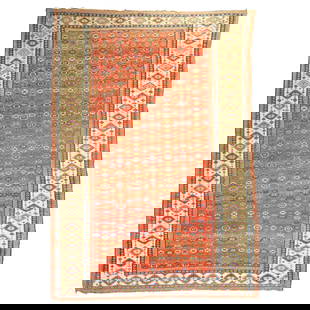 Antique Persian Bakshaish Tribal Rug 10'5" x 19" Wool Camelhair Circa 1880: Antique Persian Bakshaish Tribal Rug 10'5" x 19" Wool Camelhair Circa 1880 Discover the beauty of this stunning antique Persian Bakshaish rug, a true collector's piece from the late 19th century. This