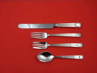 Tiffany & Co Century Sterling Silver 4-Piece Place Setting: Tiffany & Co Century Sterling Silver 4-Piece Place Setting Enhance your dining experience with this exquisite 4-piece place setting from the Century pattern by Tiffany & Co. Crafted from high-quality