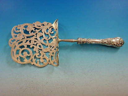 Dominick & Haff Renaissance Sterling Silver Asparagus Server 10 1/4 Inches: Dominick & Haff Renaissance Sterling Silver Asparagus Server 10 1/4 Inches Presenting a beautifully crafted Sterling Silver Asparagus Server from the Renaissance pattern by Dominick and Haff. This ele