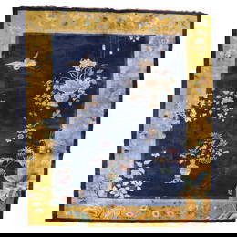 Large Art Deco Chinese Hand-Woven Wool Rug 10'9 x 14'5