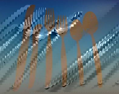 Towle Southwind Sterling Silver Flatware Set 42 Pieces Mid-Century Modern: Towle Southwind Sterling Silver Flatware Set 42 Pieces Mid-Century Modern Elevate your dining experience with the Southwind Sterling Silver Flatware Set by Towle, showcasing a timeless Mid-Century Mod