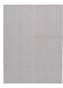 Contemporary Gray Flatweave Wool Rug 6'7 x 8'8: Contemporary Gray Flatweave Wool Rug 6'7 x 8'8 Enhance your living space with this stunning 21st century contemporary flatweave rug featuring an all-over gray motif. It showcases fine details, vibrant