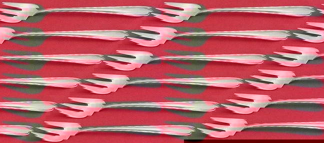Towle Silver Flutes Set of 12 Sterling Silver Cocktail Forks: Towle Silver Flutes Set of 12 Sterling Silver Cocktail Forks Enhance your dining experience with this elegant set of 12 Sterling Silver Cocktail Forks in the exquisite Silver Flutes pattern by Towle.