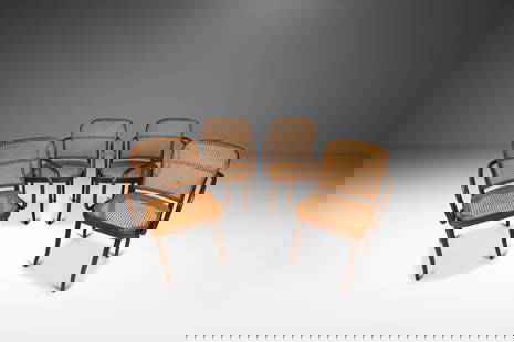 Rare Set of 4 Josef Frank Model 811 Bentwood Dining Chairs 1960s: Rare Set of 4 Josef Frank Model 811 Bentwood Dining Chairs 1960s Introducing a rare set of four Bentwood Prague Model 811 Dining Chairs designed by the esteemed Josef Frank and Josef Hoffmann for Sten