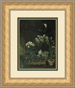 Pierre-Auguste Renoir Still Life Custom Framed Print 19 x 17: Pierre-Auguste Renoir Still Life Custom Framed Print 19 x 17 This exquisite custom framed print features Pierre-Auguste Renoir's celebrated still life, capturing the essence of Expressionism and Impre