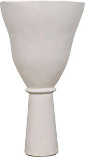 Minimalist 27-Inch White Fiber Cement Vase for Home Decor: Minimalist 27-Inch White Fiber Cement Vase for Home Decor This elegant Classic White Fiber Cement Vase stands 27 inches tall, showcasing a minimalist design that complements any decor. Crafted from du