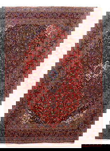 Authentic Persian Kashan Rug 8'2 x 11'8 Handcrafted Traditional Design: Authentic Persian Kashan Rug 8'2 x 11'8 Handcrafted Traditional Design This authentic traditional Persian Kashan rug is handcrafted by skilled Persian artisans, featuring intricate designs that enhanc