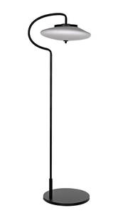 Lolibri Collection Matte Black Steel Floor Lamp 71H 24W 24D: Lolibri Collection Matte Black Steel Floor Lamp 71H 24W 24D Illuminate your space with the Chic Steel Floor Lamp from the Lolibri Collection. This striking lamp features a sleek matte black finish and