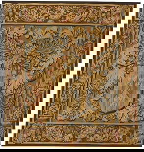 Aubusson Style Fleur De Lis Tapestry 53x57 by Provence Home: Aubusson Style Fleur De Lis Tapestry 53x57 by Provence Home Introducing the Luxurious Fleur De Lis Tapestry, designed in an exquisite Aubusson style. This hand-woven tapestry showcases a classic fleur