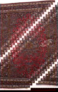 Vintage 1950s Handmade Oriental Floral Rug 10'5 x 16'7 Wool: Vintage 1950s Handmade Oriental Floral Rug 10'5 x 16'7 Wool Elevate your living space with this stunning Antique Handmade Oriental Rug, featuring a traditional floral design. Measuring 10'5" x 16'7" a
