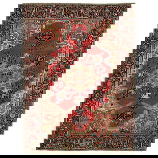 Rare 19th Century Antique Persian Serapi Rug 14'3 x 18'10 Hand-Woven Wool: Rare 19th Century Antique Persian Serapi Rug 14'3 x 18'10 Hand-Woven Wool Discover the beauty of this Antique Persian Serapi Rug, a stunning piece from the 19th century. Measuring 14'3'' x 18'10'' (Wi