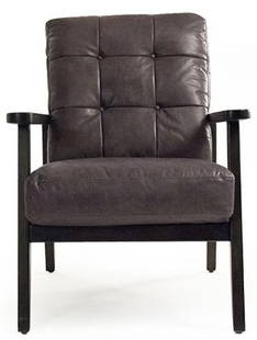 Zentique Haydee Chocolate Arm Chair for Classic Interiors: Zentique Haydee Chocolate Arm Chair for Classic Interiors Enhance your living space with the Elegant Chocolate Haydee Arm Chair, a perfect addition for classic decor. This chair features a sophisticat