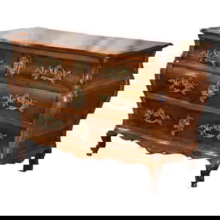 Antique 18th Century Louis XV Walnut Chest of Drawers Bordeaux: Antique 18th Century Louis XV Walnut Chest of Drawers Bordeaux Enhance your home decor with this exquisite 18th Century French Louis XV Carved Walnut Chest of Drawers, originating from Bordeaux and cr