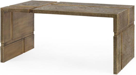 Stunning Hollis Industrial Coffee Table: Stunning Hollis Industrial Coffee Table Enhance your living space with the stunning Hollis Industrial Coffee Table, designed to add a touch of vintage charm to any room. This new piece features an ant